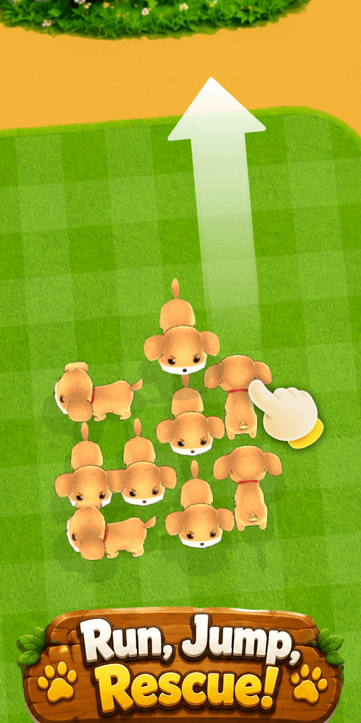 Cute Dog Arrow Puzzle